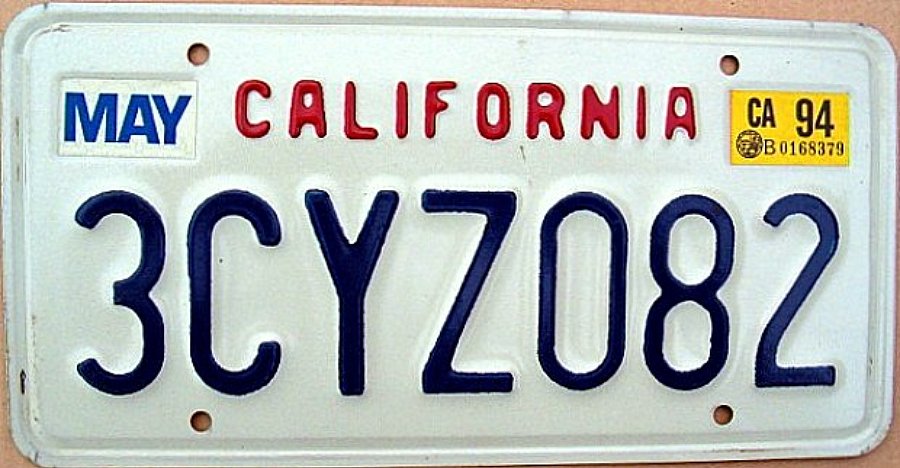 PLAQUE IMMATRICULATION AMERICAINE CALIFORNIA CALIFORNIE USA ROUTE 66  . 