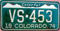 colorado 1974 colorful