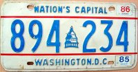 d.c.washington 1985 nation`s capital