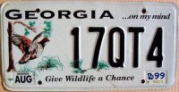 georgia 1999 give wildlife a chance