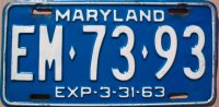 maryland 1963