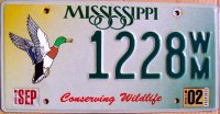 mississippi 2002 conserving wildlife.mallard duck