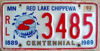 minnesota 1992 red lake chippewa centennial