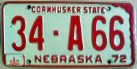 nebraska 1975 cornhusker state