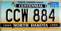 north dakota 1993 centennial 
