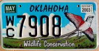 oklahoma 2003 wildlife conservation