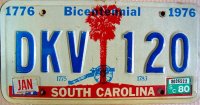 south carolina 1980 bicentennial