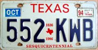 texas 1994 sesquicentennial