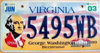 virginia 2003 george washington bicentennial