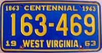 west virginia 1963 centennial