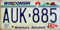 wisconsin 1993 america`s dairyland