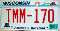 wisconsin 2000 america`s dairyland