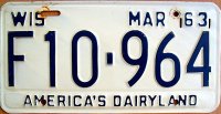 wisconsin 1963 america`s dairyland