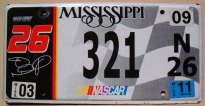 mississippi 2011 nascar jamie mac murray 26